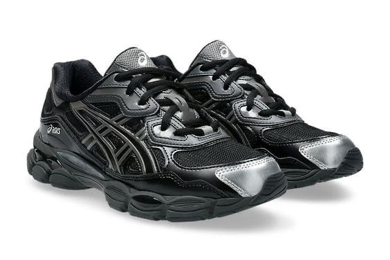 Titre : ASICS Gel-Cumulus 9 "Black/Silver" - Confort et Style Rétro