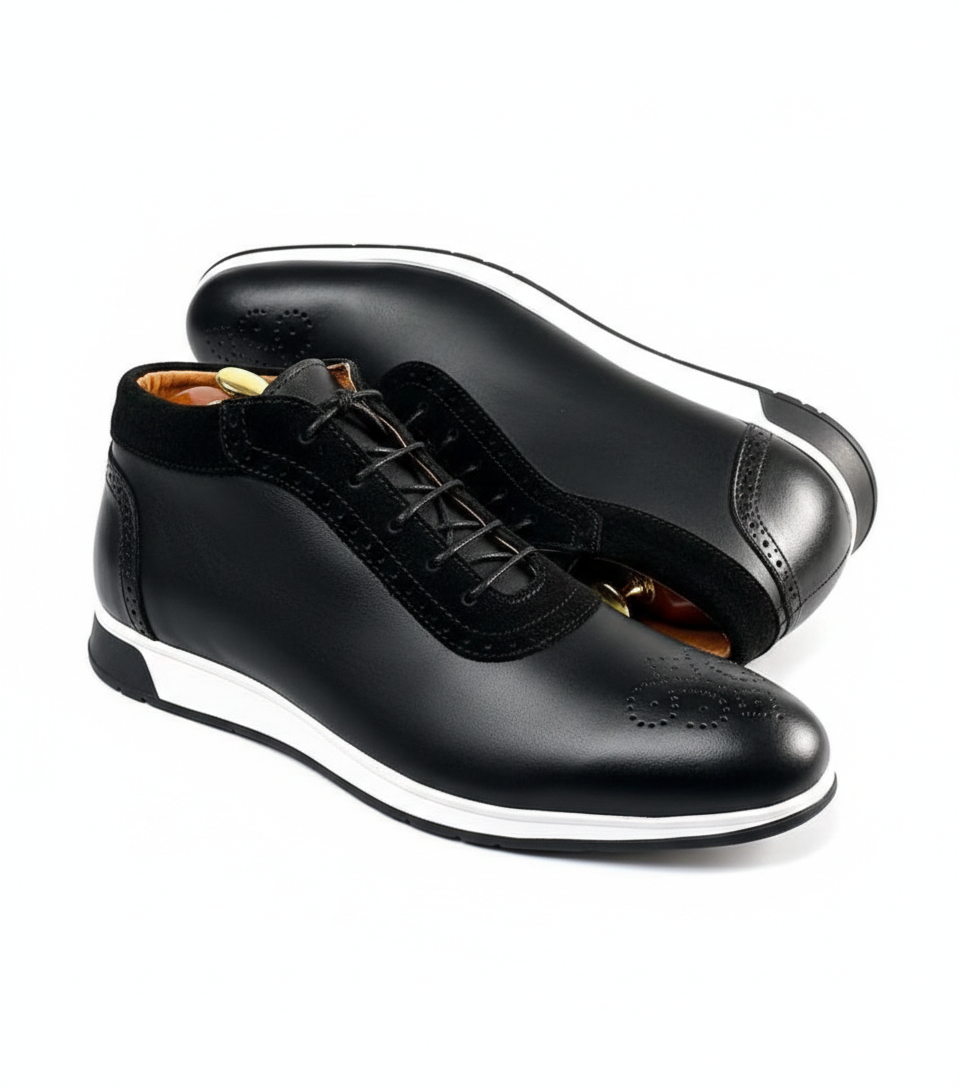 : La Bottine "City-Luxe" – Noir Intense