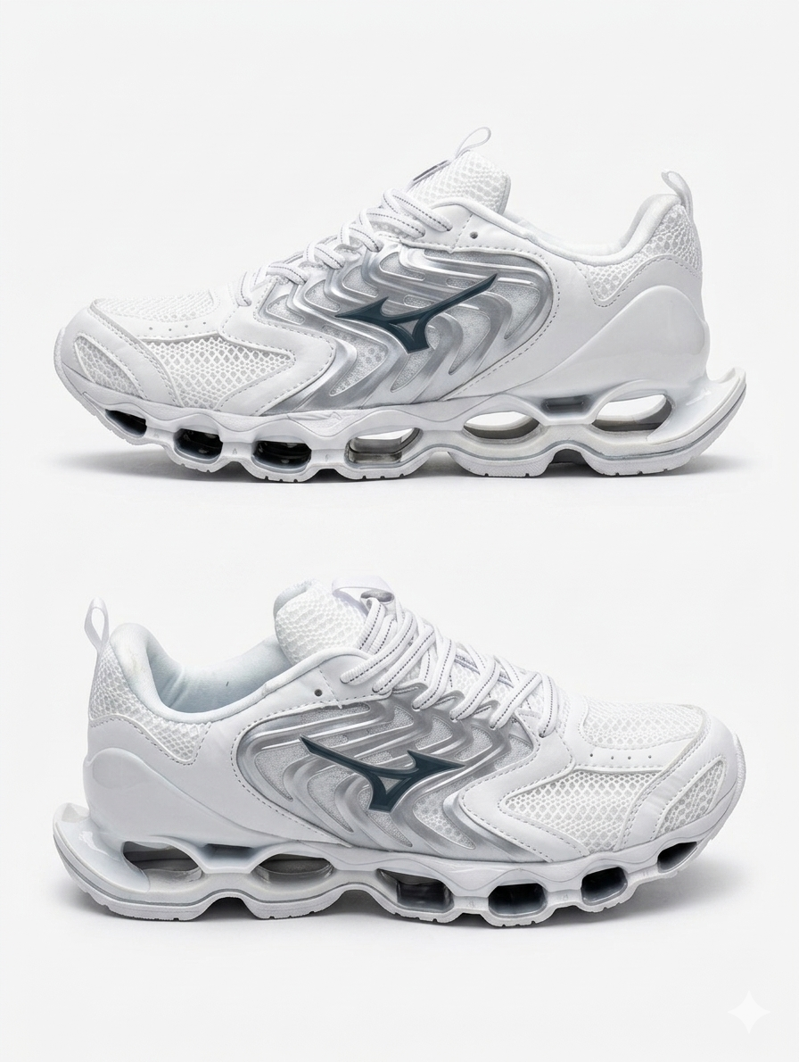 Baskets de course/sport noires et bleues [Marque si connue] - Confort et Performance