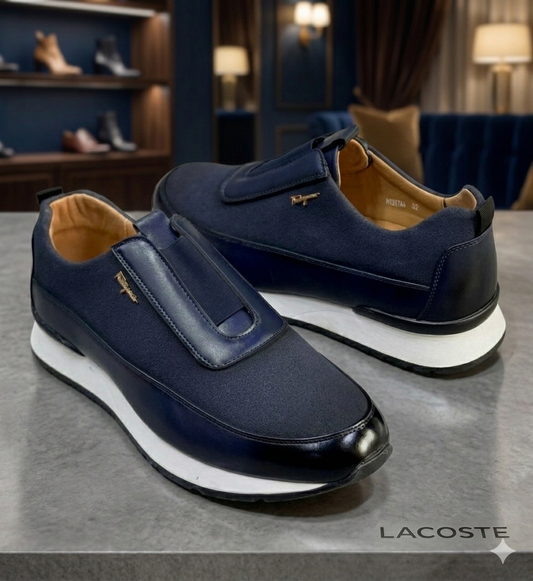 Baskets de Luxe Salvatore Ferragamo – Noit & Cuir